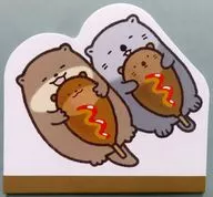 カワウソドッグ ダイカットメモ帳 「タイトーくじ なんでもいきもの」 F賞
