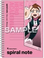 麗日お茶子 A6スパイラルノート 「僕のヒーローアカデミア」