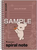 秋のコアラ A6スパイラルノート 「コアラ絵日記」