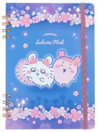 ヨザクラ B6Wリングノート Sakura Pinkシリーズ 「ちいかわ」