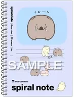 7.うぉーんばっととにんげん A6スパイラルノート 「なんでもいきもの」