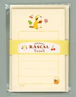 フルーツ そえぶみ箋 「あらいぐまラスカル」