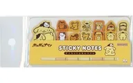 ポムポムプリン(イエロー) ダイカット付箋スリム 「サンリオキャラクターズ」