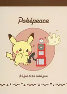 ピカチュウ＆マホミル(伝票風メモ) ダイナーステーショナリー 「一番くじ ポケピース ～“PEACE”なダイナーへようこそ～」 J賞