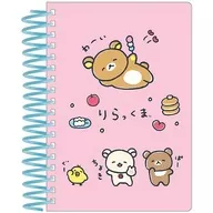 集合 ゆるゆるぽかぽかシリーズ B6SPノート ピンク 「リラックマ」