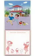 集合(野原一家) メモ帳これくしょん(ポップアップメモ) 「一番くじ クレヨンしんちゃん～アニメシーンセレクションだゾ～」 F賞