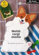 アニマルダイカットメモ コーギー