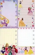 集合 プリンセスメモ 「ディズニー」 ディズニープリンセスらぶ＆きゅーと 2026年6月号 綴じ込み付録