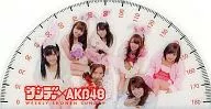 AKB48 protractor "Weekly Shonen Sunday ×AKB48" New Semester Support 5 Great God Items No. 4 Gorgeous God Ruler Set