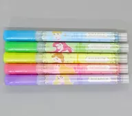 5色セット キラリッチ ラインマーカー 「ディズニープリンセス」
