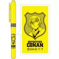 Toru Amuro BIC Highlighter (Yellow) "CASE CLOSED"