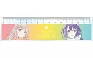 Ani-Art clear label acrylic ruler "Adachi and Shimamura"