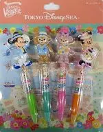 Collective Ballpoint Pen Set (4-piece Set) "Mickey and Duffy Spring ヴォヤッジ 2013" Tokyo DisneySea Limited