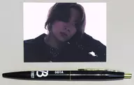 Ballpoint pen with SOTA (BE : FIRST) photo card "CD Mainstream" BMSG MUSIC SHOP Purchase benefits