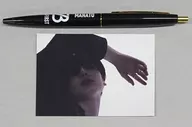 Ballpoint pen with MANATO (BE : FIRST) photo card "CD Mainstream" BMSG MUSIC SHOP Purchase benefits