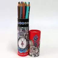 Yuko Higuchi Illustration Watercolor Colored Pencil 15 Color Set (Round Tube Package) "Yuko Higuchi x Holbein"