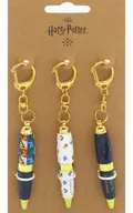ABSTRACT MAGIC 3 pk PEN KEYRING (set of 3 pen keyrings) "Making of Harry Potter" Warner Brothers Studio Tour Tokyo Only