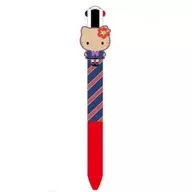 ハローキティ(ブレザー) マスコット付き4色ボールペン 「サンリオキャラクターズ」