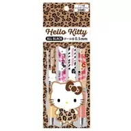 ハローキティ(レオパード) ゲルペン4本パック 「サンリオキャラクターズ」