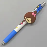 チアリーダー マスコット付きゲルペン 「モンチッチ」