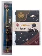 Candlestick cutting Mitsutada Ballpoint pen & Mino letter set "Sword Ranmai -ONLINE -" Premium Bandai Limited