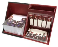 ハーツラビュル寮 ステーショナリーセット(付箋・メモ帳 ペンスタンド付き) 「ディズニー ツイステッドワンダーランド」