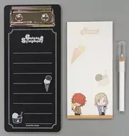 A blackboard binder with Gelato Symphony memo, Delicious & Tasty Ver. "Utano Prince Sama ♪" SHINING STORE2021 goods