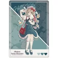 03. Hello Kitty (drawing) Character Clear Case "Akakura x Sanrio Character Connectors"