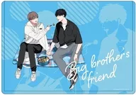 02. Ken Kakinomoto & Yuya Tanaka (picnic date ver.) drawing illustration Character clear case "My brother's friend"