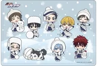 28. Set A (White Winter Ver.) Mini Character Illustration Character Clear Case "Kuroko's BASKETBALL"