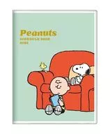 Snoopy (Mint Green) Notebook Monthly A6 2026 "PEANUTS"