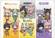 07.集合デザイン ケモミミver.(ミニキャライラスト) キャラクリアケース 「ドルフィンウェーブ」