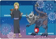 [新品] 05.蒼沼キリハ＆グレイモン(描き下ろしイラスト) キャラクリアケース 「デジモンクロスウォーズ」