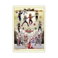 01.集合デザインA(グラフアートイラスト) キャラクリアケース 「ナンバーワン戦隊ゴジュウジャー」