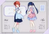 [新品] 02.綾・陽子バースデーver.(描き下ろしイラスト) キャラクリアケース 「劇場版 きんいろモザイク Thank you!!」