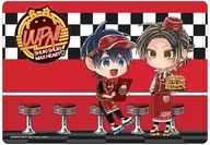 01.水走龍仁＆菖蒲虎幸(描き下ろしイラスト) キャラクリアケース 「しゅきしゅきMAXハート」