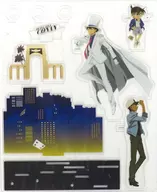 江戸川コナン＆怪盗キッド＆服部平次 アクリルペンスタンド 「名探偵コナン4-Dライブ・ショー～星空の宝石(ジュエル)～」 ユニバーサル・スタジオ・ジャパン2024限定