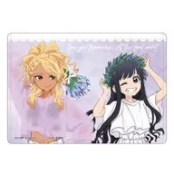 01.山本＆和田(ラベンダーver.) 描き下ろしイラスト キャラクリアケース 「フードコートで、また明日。」