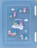 9.キキ＆ララ(ブルー) ファイルケース 「サンリオ当りくじ キキ＆ララ 50th Anniversary 当りくじ」