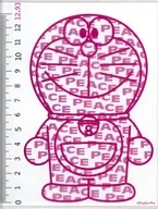 カラーザドラえもん 定規 PEACE 「ドラえもん」
