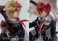 Domoe Lamb & Ryunosuke Miyaji A4 Clear File D (2-pack set) "Starry Sky Lot 1 st Season's Tusker KUJI" F Award