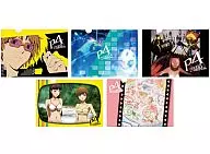 02 (Hanamura Yosuke / others) Clear File Set (5-Sheet Set) "Happy KUJI Persona 4" F Prize