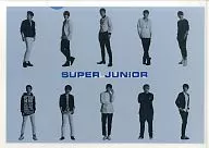 SUPER JUNIOR (Stand, Horizontal 2 Níveis) A4 Clear File Circle K Sunkus Thanks Korea Fair with Super Junior Gift