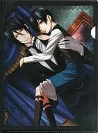Ciel & Sebastian / Alois & Claude A4 plastic trasparent file folder "Black Butler II" Animage November 2010 Appendix