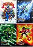 Ryusei Mega Man Clear File 4-Pack Set "DS Soft Ryusei Mega Man" First-Order Prize Prize Prize Prize Prize Pri