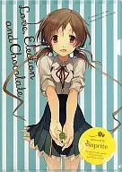 [A la carte] Love, Election, and Chocolate Coat Drape Clear File "Love Chocolate C79 Set"