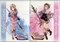Rollona & Totori Special A4 clear file "Atelier Rorona / Atelier Totori" Gusto Shop Autumn Campaign 2010