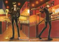 HIJIKATA / Okita A4 clear file "Silver Bill Gintama Card oblea Second Lecture - All Looking Adults after Summer Vacation" animate BOX Purchase benefits