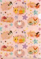 Honoo-Denki A4 plastic trasparent file folder Type Focus "Pocket Monsters" Pokemon Center limited