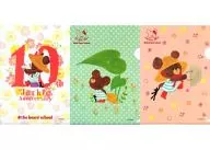 Jackie Clear File 3-Pack "Bear School x Kentucky Fried Chicken" Bear School Daisuki Goods 2 nd Edition